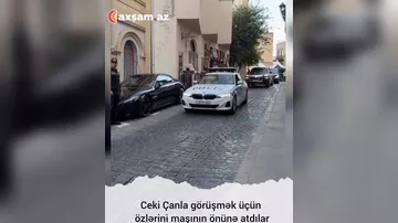 Ceki Çanla görüşmək üçün özlərini maşının önünə atdılar