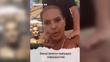 Demet Akalının makiyajsız halı