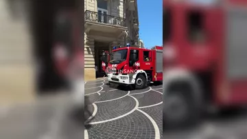 В центре Баку горит объект-3