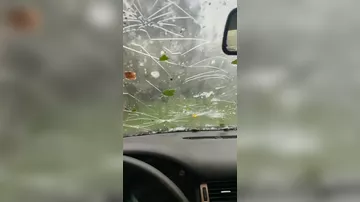 В Польше прошел грандиозный град