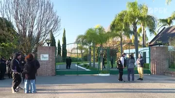 Messi atasının dəfn mərasimində iştirak edib