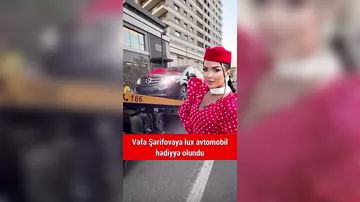 Müğənni Vəfa Şərifova yeni aftomobilini izləyiciləri ilə bölüşdü