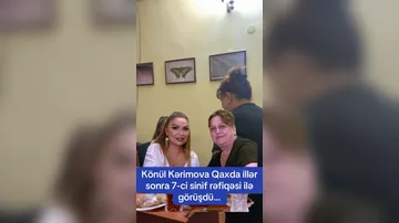 Könül Kərimova duyğulu anlar yaşayıb