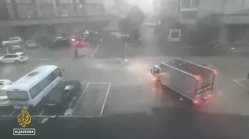 На Китай обрушился мощный тайфун