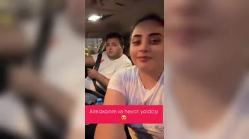 Almaxanım əri ilə