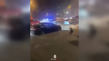 Тбилиси накрыл мощный ливень с грозой
