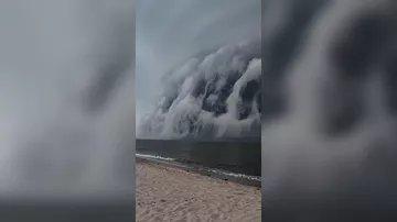 В Нью-Джерси засняли страшные облака