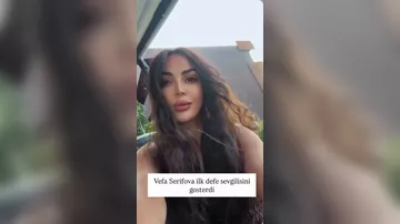Vəfa ilk dəfə sevgilisini göstərdi