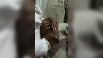 Çox danışılan nikahdan görüntülər yayıldı