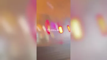 Bakıda minik avtomobili aşıb