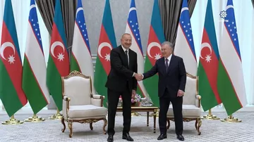 Daşkənddə Azərbaycan Prezidenti İlham Əliyevin Özbəkistan Prezidenti ilə təkbətək görüşü olub (23.08.2026)