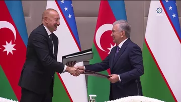 Daşkənddə Azərbaycan-Özbəkistan sənədlərinin imzalanması və mübadiləsi mərasimi olub