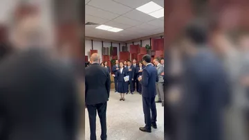 Özbəkistanlı tələbə Prezident İlham Əliyevi Azərbaycan dilində salamladı