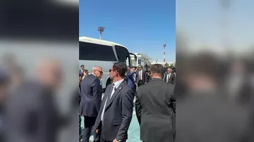 В Бухаре тепло встречают Президента Ильхама Алиева и Первую леди Мехрибан Алиеву