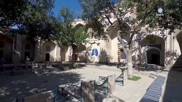 Leyla Əliyeva ilk Buxara Biennalesinin əsərləri ilə tanış olub