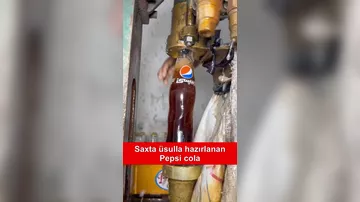 Saxta üsulla hazırlanan Pepsi kola…