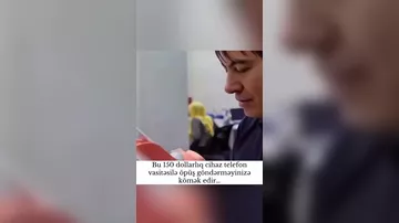 Bu cihazla telefondan öpüş göndərmək olar