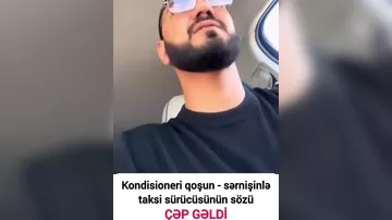 Bakıda taksi sürücüsü ilə qadın sərnişin arasında kondisioner mübahisəsi