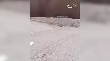 Мощная песчаная буря в Сирии