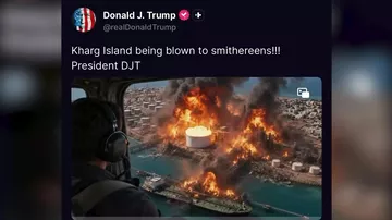 Трамп опубликовал видео с ударами по иранскому острову Харк