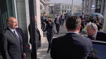 Azərbaycan Prezidenti İlham Əliyevin Bişkekdə Qazaxıstan Prezidenti ilə görüşü olub