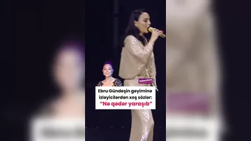 Ebru Gündeşin səhnə geyimi izləyicilərin diqqətini çəkdi