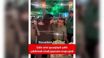 Qayınanasının qısanclığına gəlinin reaksiyası
