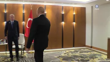 Prezident İlham Əliyevin Bişkekdə Türkiyə Prezidenti Rəcəb Tayyib Ərdoğanla görüşü olub