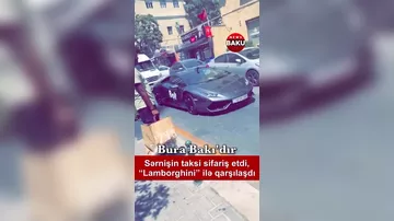 Sifariş verilən ünvana lüks avtomobil – “Lamborghini” gəlib