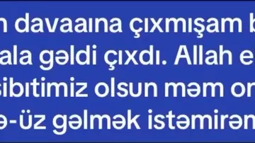Niyam Salami canlı efirdə cəsarətli açıqlama etdi