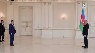Prezident İlham Əliyev BMT-nin Azərbaycanda yeni təyin olunmuş rezident-əlaqələndiricisini qəbul edib (02.09.2026)