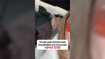 Hovuzda boğulub ölən Lamiyənin son görüntüləri