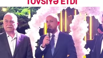 Necmeddin Bilal Ərdoğan Ankarada keçirilən nikah mərasimində gənc cütlüyün nikah şahidi olub