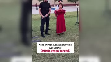 Yıldız Usmanovanın görüntüləri sosial şəbəkələrdə diqqət çəkib
