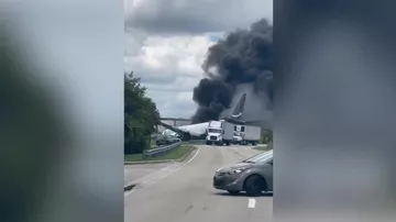 В Майами Boeing 767 выкатился за пределы ВПП