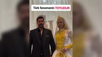 Çağla Öz ve Kara Haydar’ın toyunda taxılan qızıllar gündəm oldu! 111