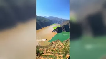 Слияние реки Дао с великой Жёлтой рекой