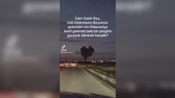 Balaxanı Sənaye Parkında güclü yanğın var