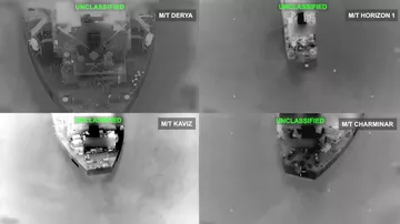 CENTCOM forces destroyed five Iranian crude oil carriers, Sept. 8