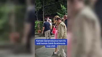Kəmalə Qaramolayeva ilə Sahib İbrahimovun maraqlı rəqsi