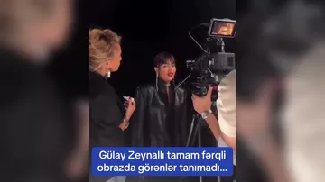 Gülay Zeynallı tamam fərqli obrazda görənlər tanımadı
