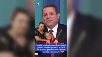 Gülü Hüseynova canlı efirdə zəng edərək Təyyar Bayramovu təbrik etdi