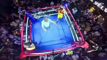 Kolumbiyada siyasətçilər mübahisəni rinqdə çözdü