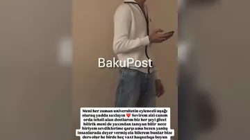 Universitetdən qovulan tələbə - “Məni belə yadda saxlayın”
