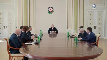 Prezident İlham Əliyev TDT-yə üzv ölkələrin təhlükəsizlik üzrə rəhbər şəxslərini qəbul edib