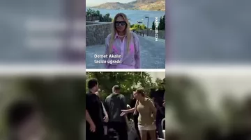 Demet Akalın konsert zamanı tamaşaçıya etiraz etdi