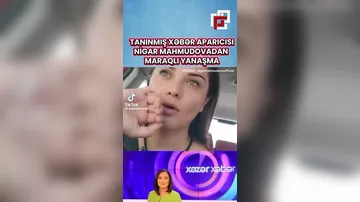 Xəbər aparıcısının müzakirə yaradan sözləri