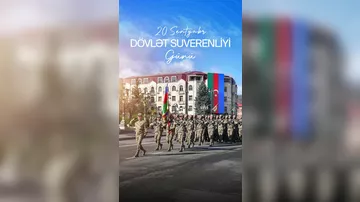 Prezident İlham Əliyevin 20 sentyabr - Azərbaycanın Dövlət Suverenliyi Günü ilə bağlı video paylaşımı