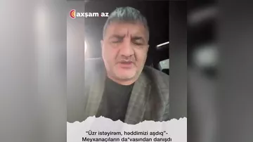 "Həddi bir az aşmışıq, üzr istəyirəm" - Rüfət Nasosnu