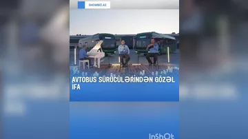 Avtobus sürücülərindən maraqlı ifa